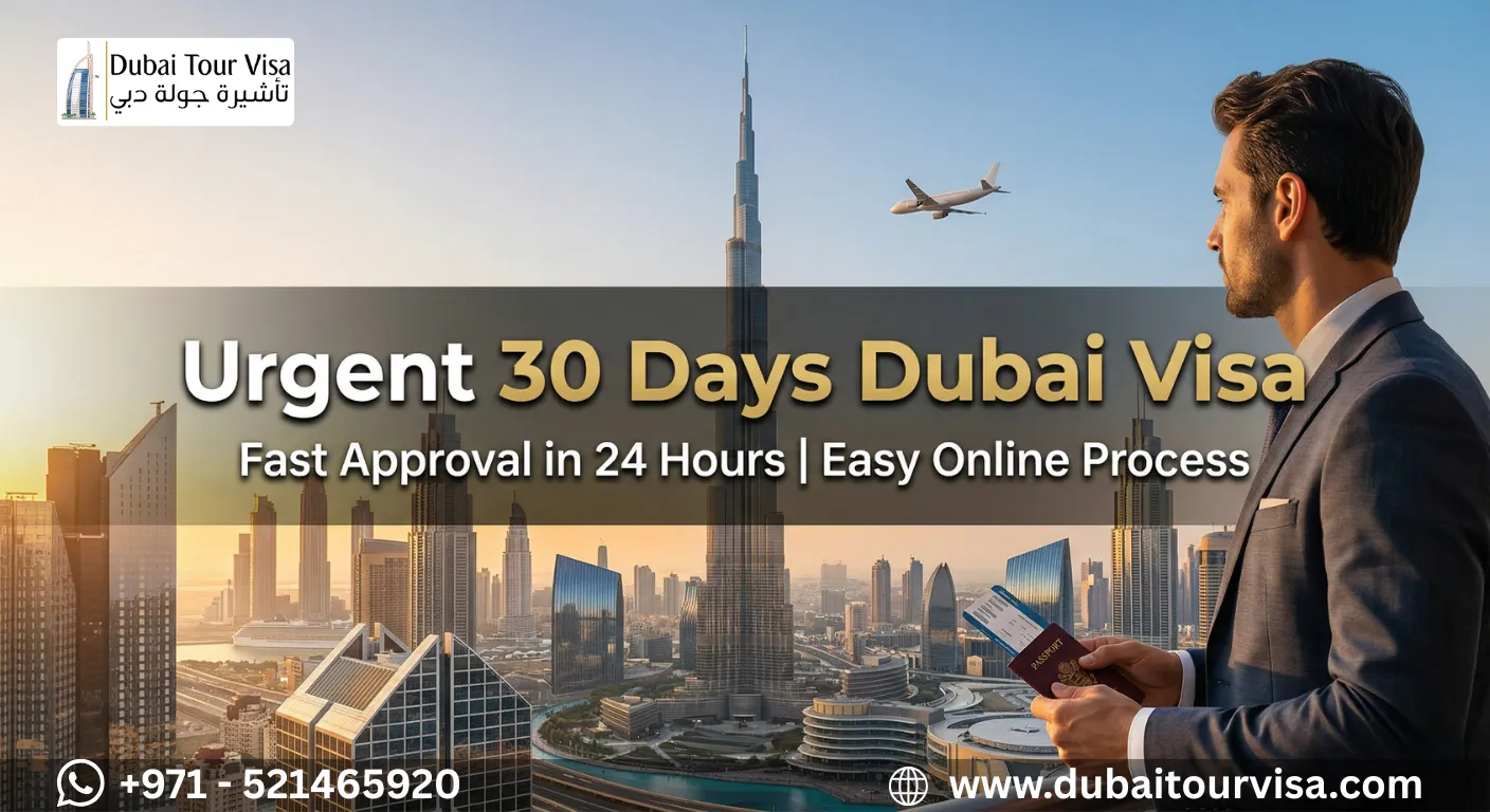 Urgent 30 Days Dubai Visa: Complete Guide to Fast, Easy & Reliable Approval